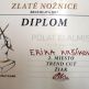 Zlaté nožnice - diplom Kršíková