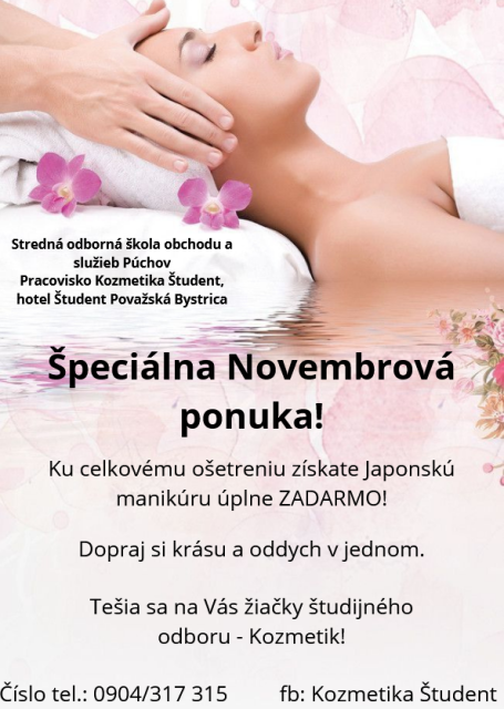Špeciálna novembrová ponuka