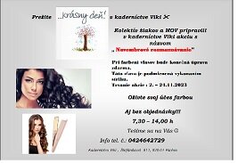 Novembrová akcia v kaderníctve VIKI