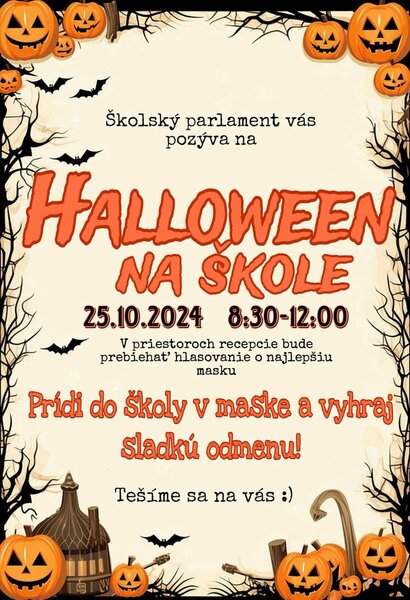 Hallowen na našej škole