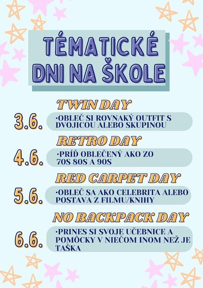 Tematické dni na škole