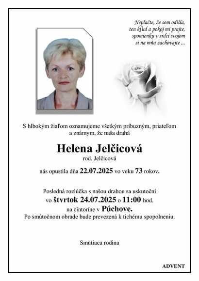 S hlbokou úctou a vďakou budeme spomínať! 