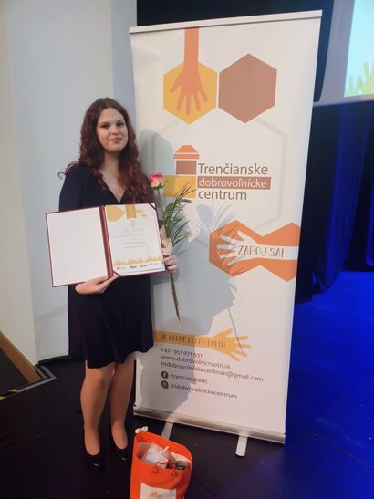 Naša žiačka Rebeka Sulová získala ocenenie „Srdce na dlani“! ❤️