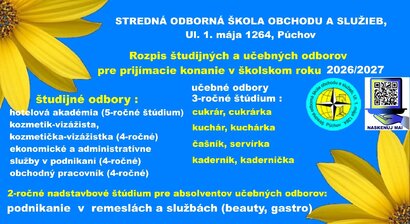 Výsledky prijímacieho konania pre školský rok 2026/2027