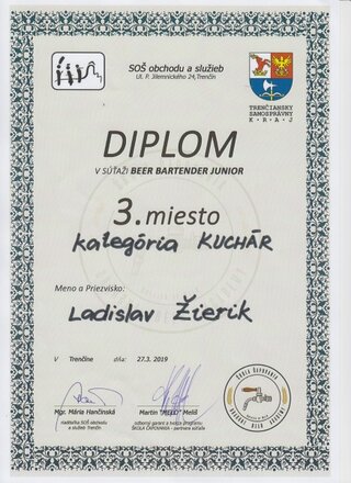 17_7. ročník celoslovenskej súťaže BEER BARTENDER JUNIOR