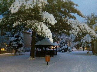 1_Zimné ráno na školskom dvore