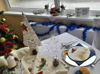 Ukážka vianočného stolovania v školskej jedálni 3