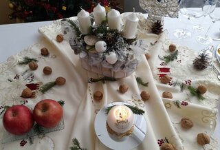 Ukážka vianočného stolovania v školskej jedálni 4