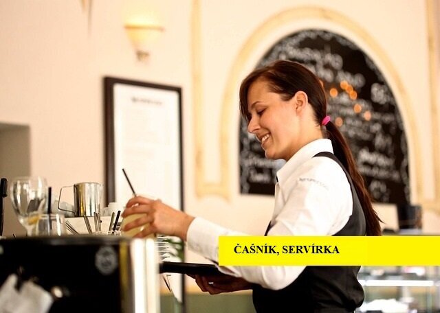 Čašník, servírka 