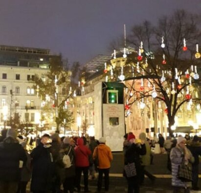 Predvianočná Budapešť