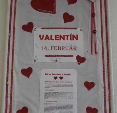 Valentín  14. 2. 2020 - školská jedáleň Púchov