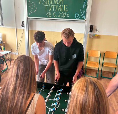 Súťaž v stolnom futbale