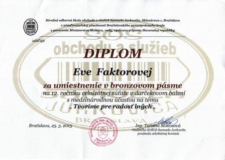 Súťaž v darčekovom balení, Bratislava