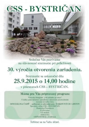 Recepcia pre Centrum sociálnych služieb (CSS) Bystričan