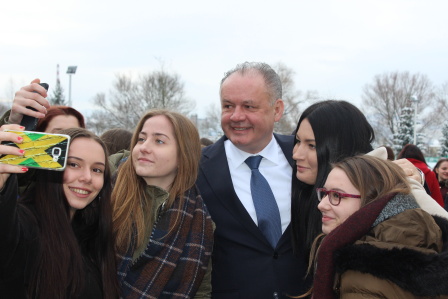 NÁVŠTEVA PREZIDENTA SR Andreja Kisku