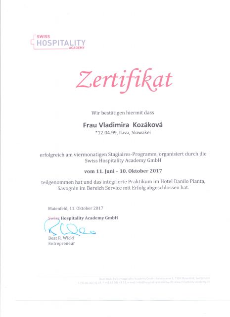 Švajčiarsko cez EF, UMB 2017